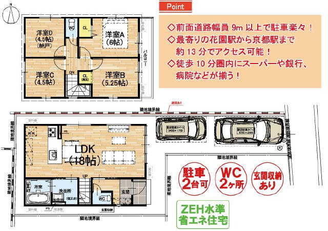 花園駅 徒歩11分 構造:木造土地面積:94.77平米 ( 28.66坪 ) 建物面積:85.29平米 ( 25.8坪 )