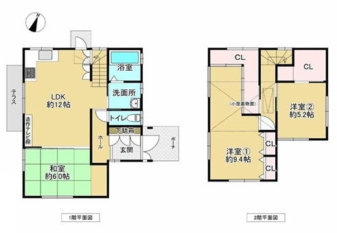 御室仁和寺駅 徒歩9分 構造:木造土地面積:122.5平米 ( 37.05坪 ) 建物面積:87.62平米 ( 26.5坪 )