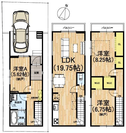 太秦駅 徒歩4分 構造:木造平形スレート葺土地面積:72.47平米 ( 21.92坪 ) 建物面積:103.09平米 ( 31.18坪 )