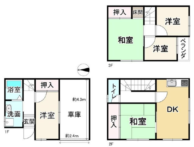 西京極駅 徒歩10分 構造:木造スレート葺土地面積:37.12平米 ( 11.22坪 ) 建物面積:77.17平米 ( 23.34坪 )