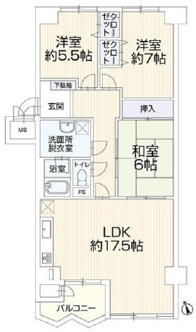 嵐山ロイアルハイツ３号棟