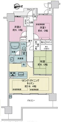嵐電天神川駅 徒歩1分 構造:鉄筋コンクリート造専有面積:70.3平米 ( 21.26坪 )