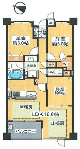 太秦広隆寺駅 徒歩5分 構造:鉄筋コンクリート造専有面積:73.75平米 ( 22.3坪 )