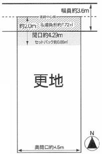 蚕ノ社駅 徒歩2分 土地面積:74.67平米 ( 22.58坪 )